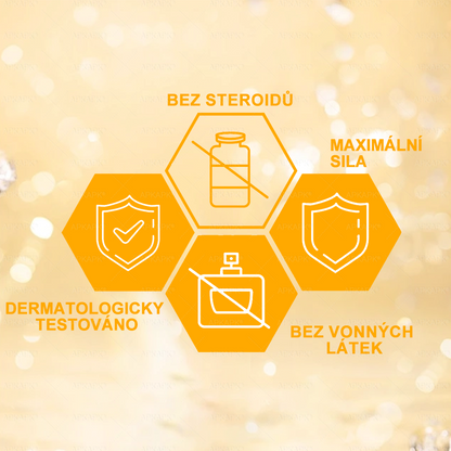 🐝Dermatologicky a klinicky testováno👩‍⚕️🐝APK®Bee Venom Krém na obnovení pleti🐝 pomáhá při léčbě kožních problémů, jako jsou: vrásky, jizvy, pigmentové skvrny, strie, akné, psoriáza, ekzém, kožní změny, podráždění, záněty a další kožní problémy.